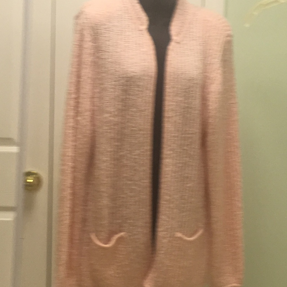 Ladies pink sweater, size L
